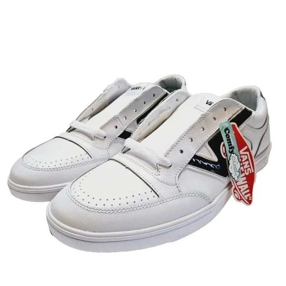 Vans Lowland Cc Big Reptile White/Brown Leather Unisex Sneakers 11 Men/12.5 Wn'S - Picture 2 of 13
